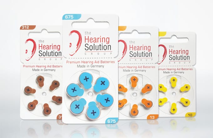 hearing solution premium hearing aid batteries