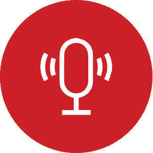 Activated microphone icon